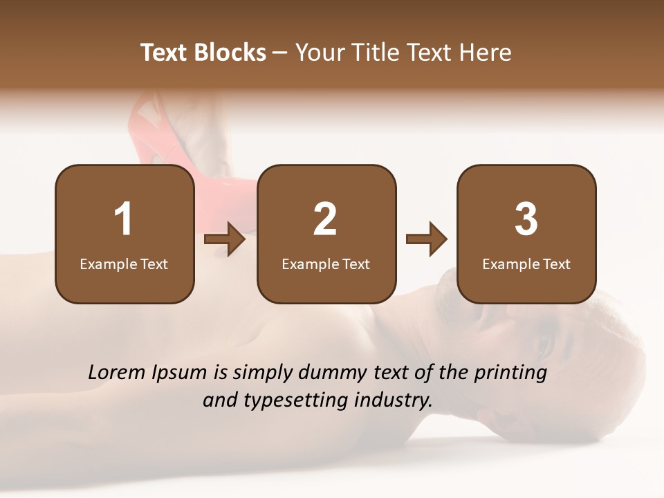 Glossy Girl Female PowerPoint Template