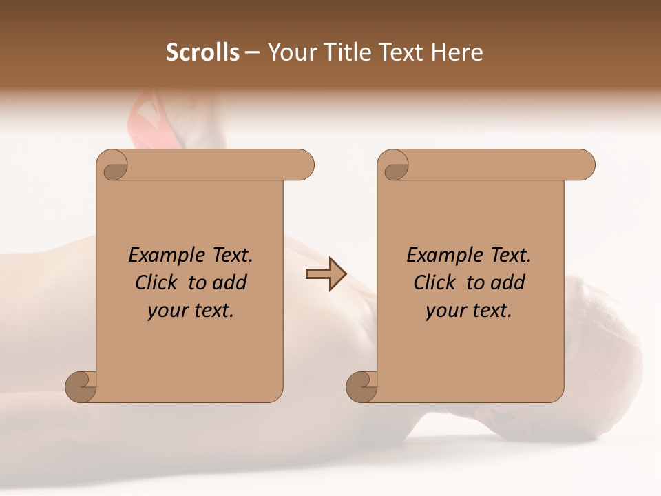 Glossy Girl Female PowerPoint Template