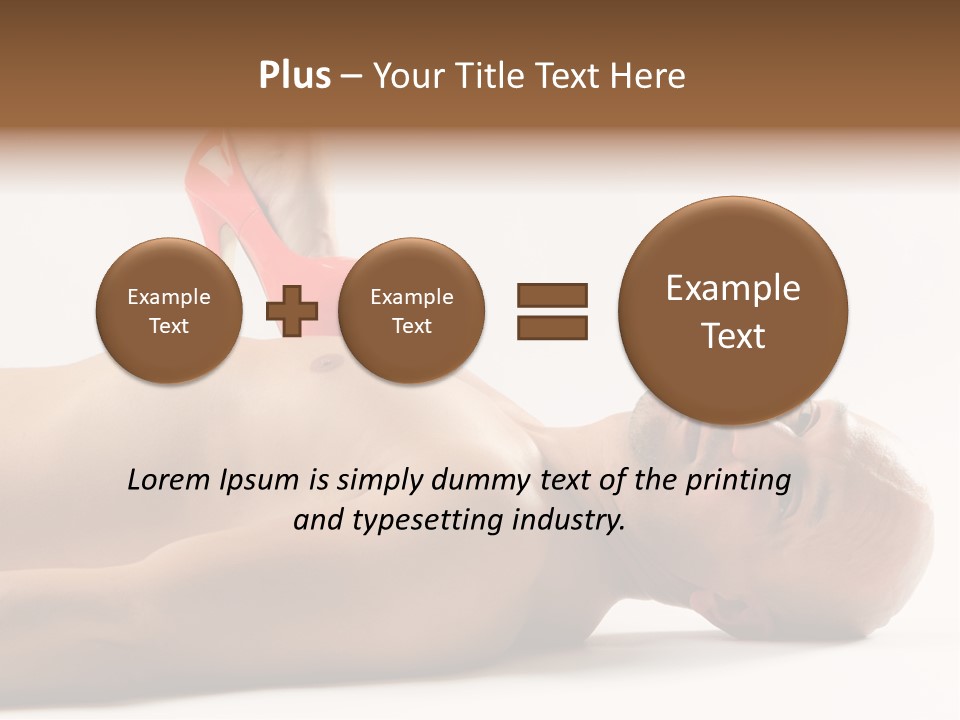 Glossy Girl Female PowerPoint Template