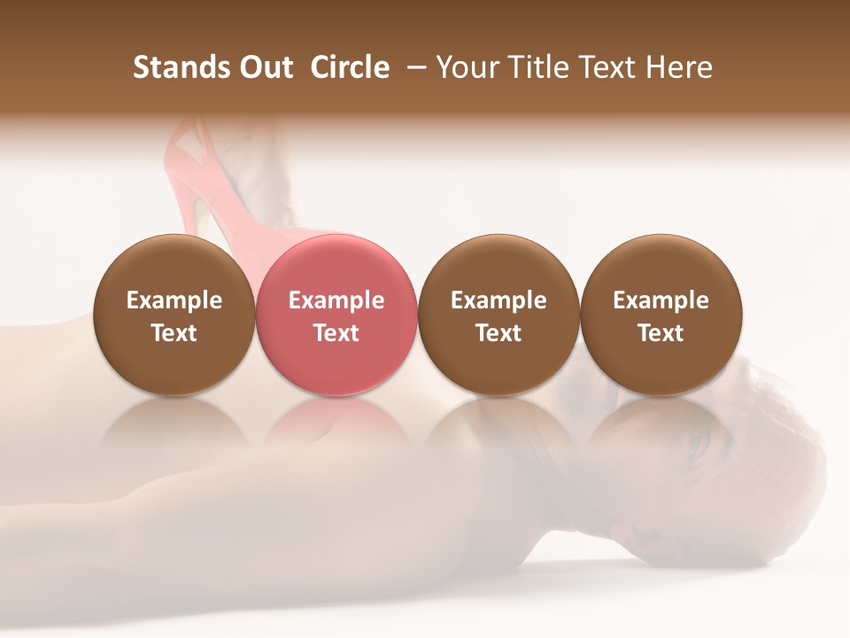 Glossy Girl Female PowerPoint Template