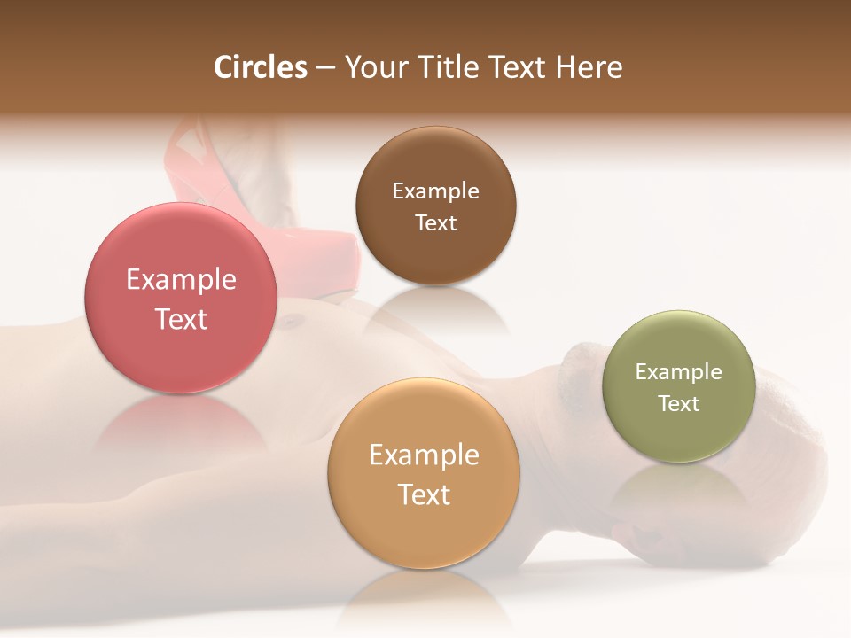 Glossy Girl Female PowerPoint Template