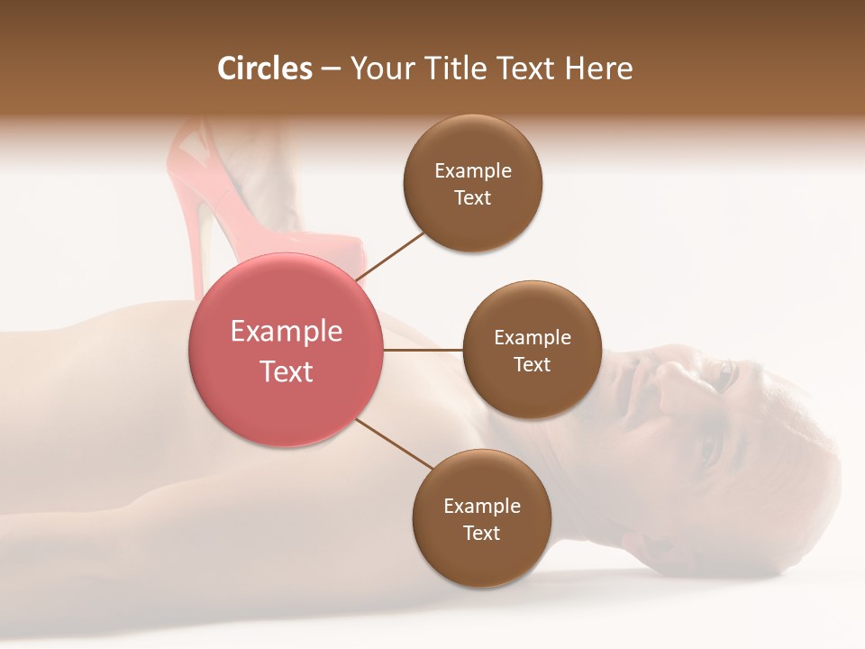 Glossy Girl Female PowerPoint Template