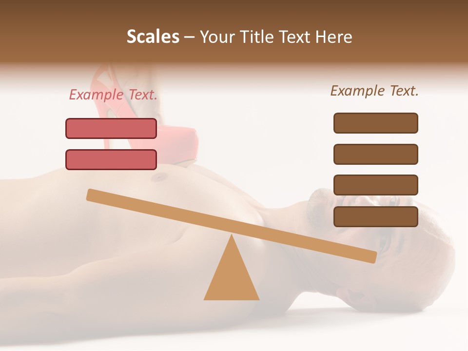 Glossy Girl Female PowerPoint Template