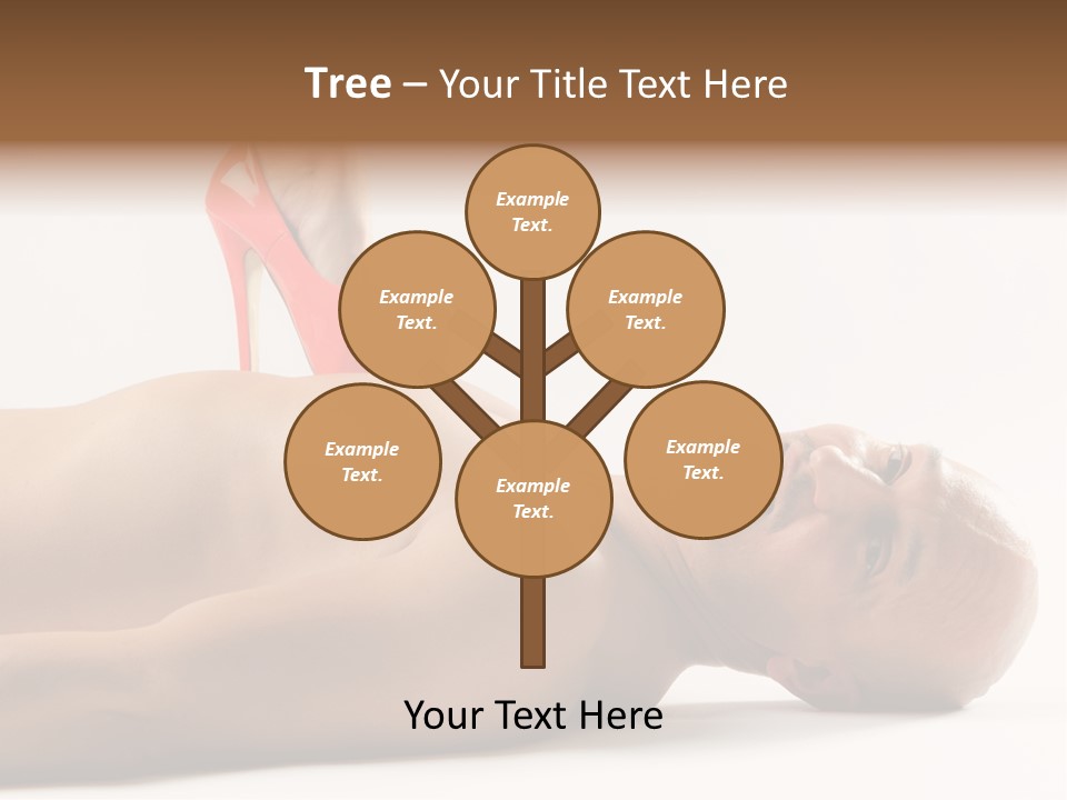 Glossy Girl Female PowerPoint Template