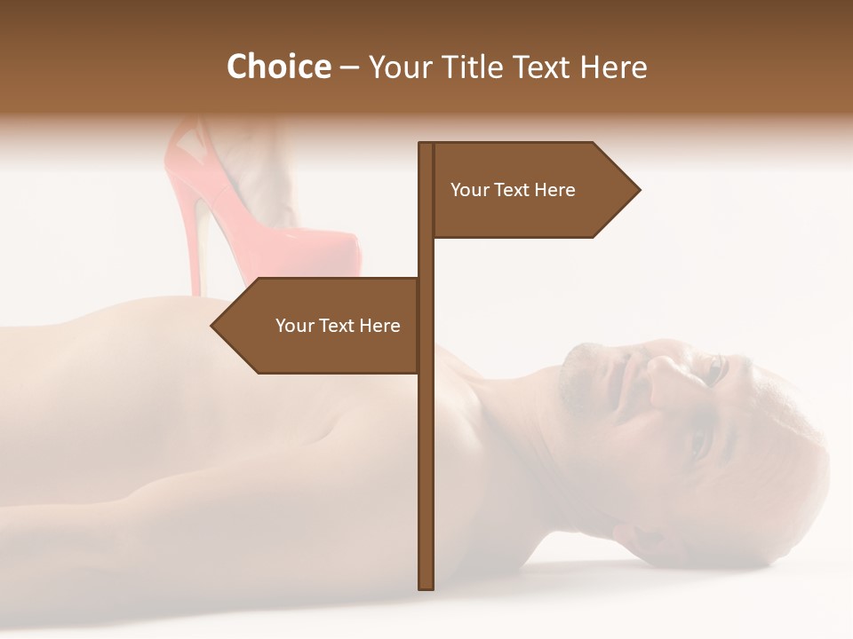 Glossy Girl Female PowerPoint Template