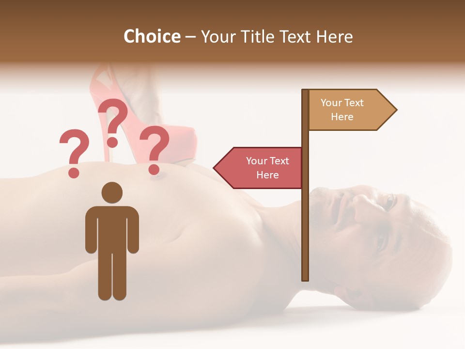 Glossy Girl Female PowerPoint Template