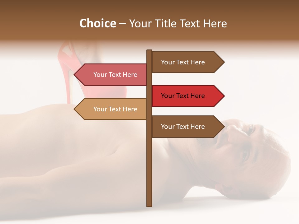 Glossy Girl Female PowerPoint Template