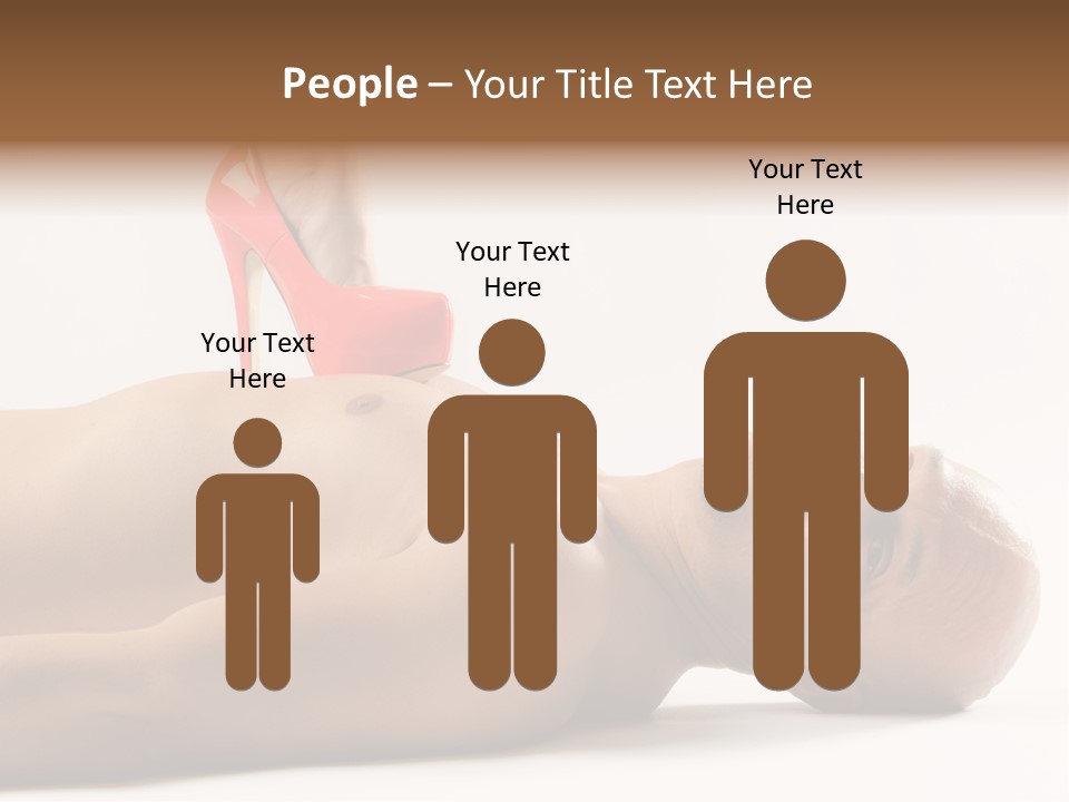 Glossy Girl Female PowerPoint Template