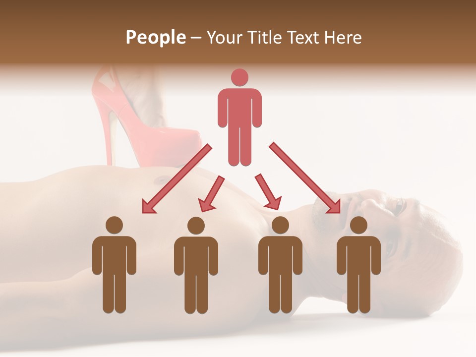 Glossy Girl Female PowerPoint Template