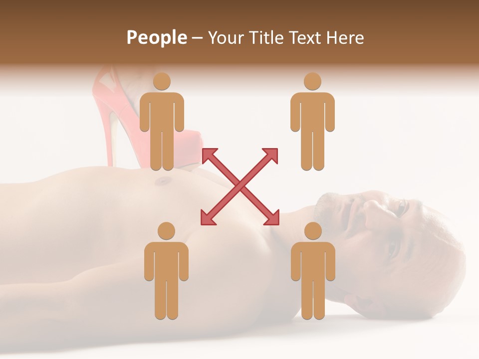 Glossy Girl Female PowerPoint Template