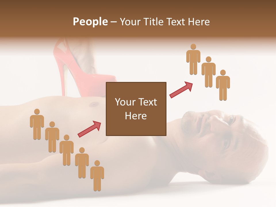 Glossy Girl Female PowerPoint Template