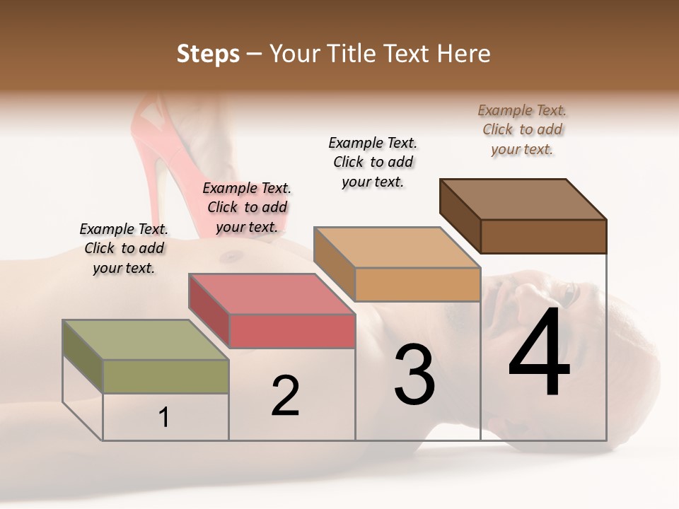 Glossy Girl Female PowerPoint Template