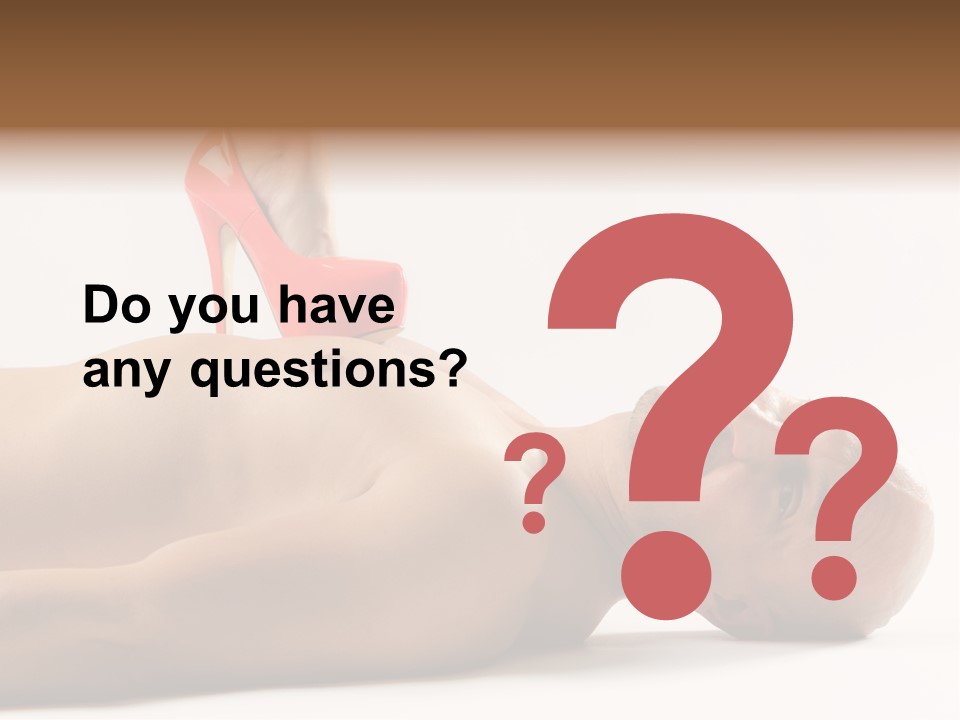 Glossy Girl Female PowerPoint Template