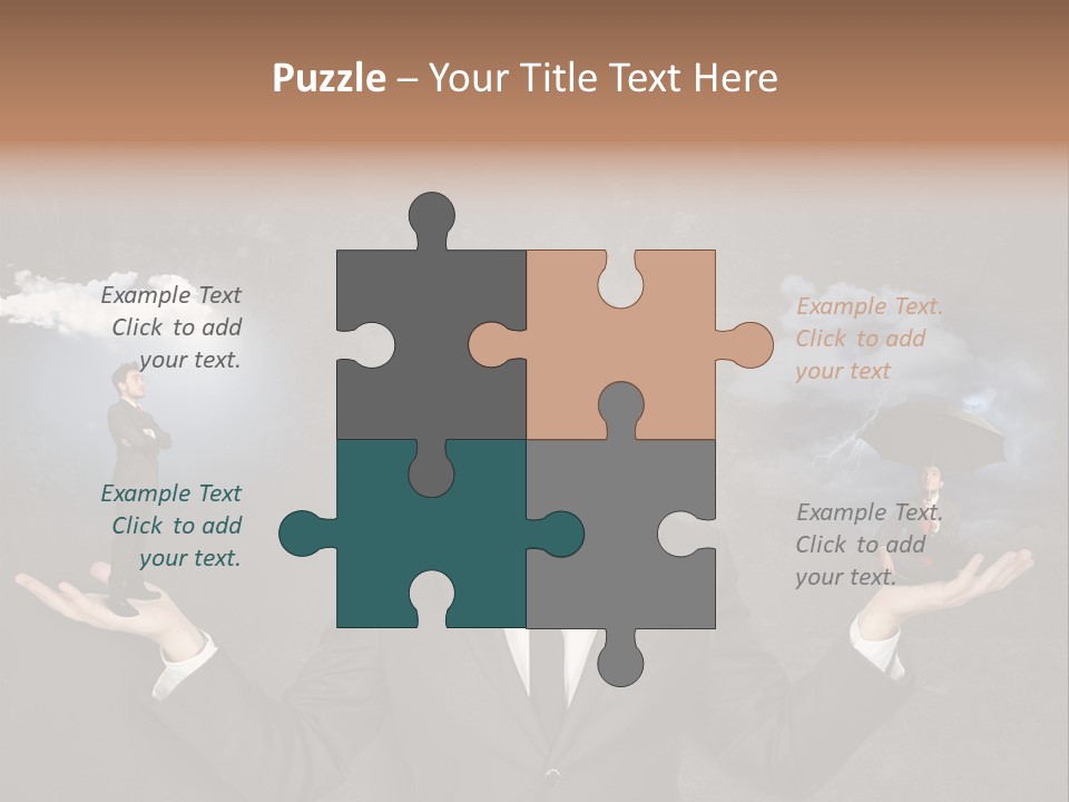 Depression Stressed Problem PowerPoint Template