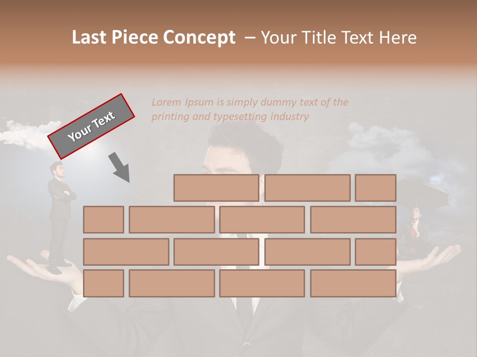 Depression Stressed Problem PowerPoint Template