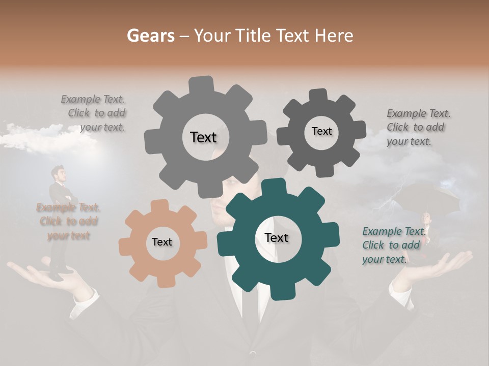 Depression Stressed Problem PowerPoint Template