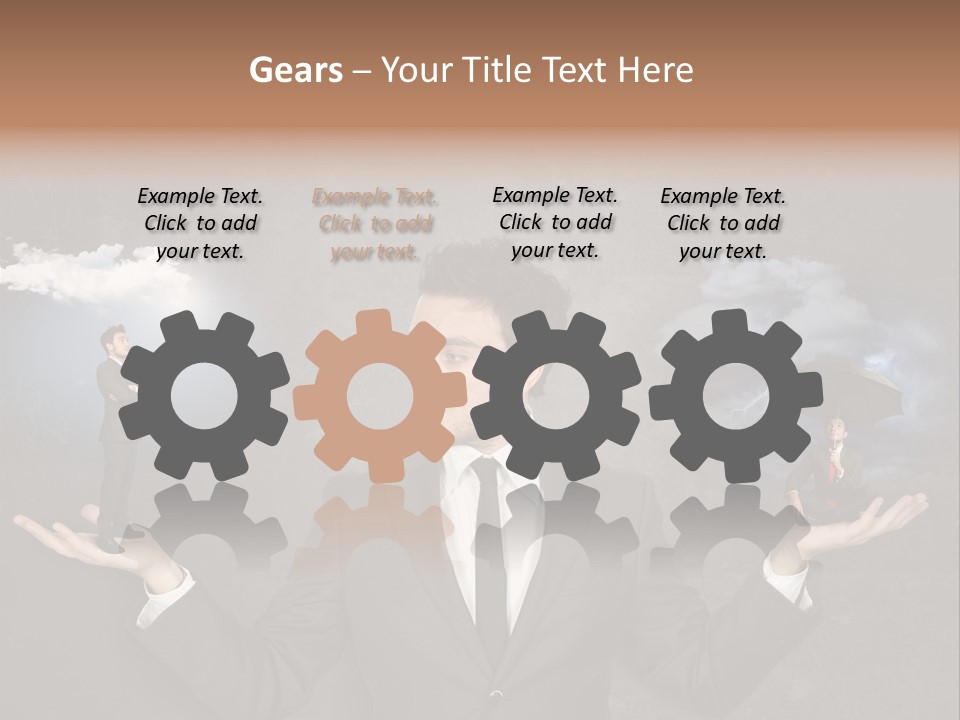 Depression Stressed Problem PowerPoint Template