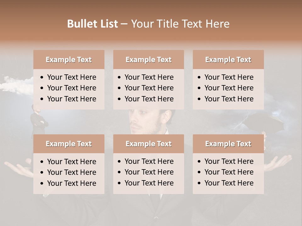 Depression Stressed Problem PowerPoint Template