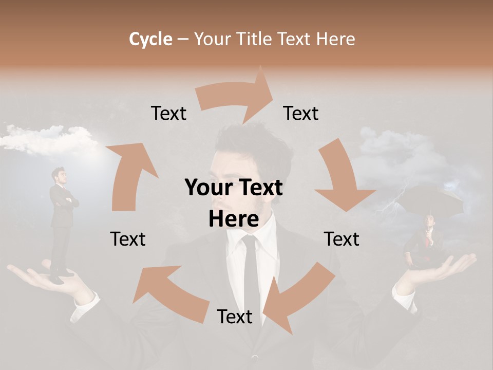 Depression Stressed Problem PowerPoint Template