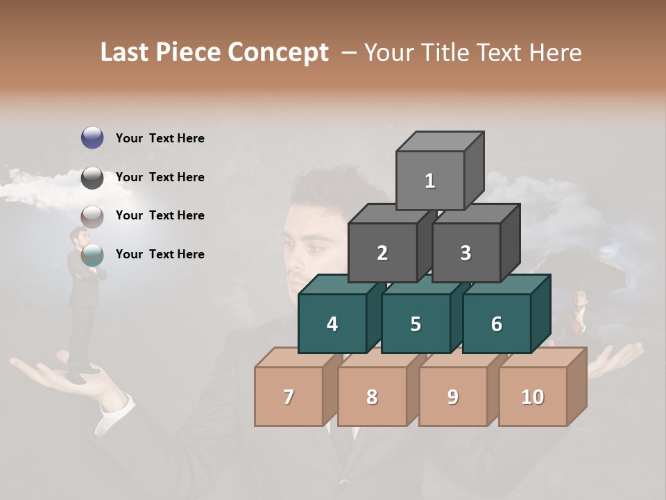 Depression Stressed Problem PowerPoint Template