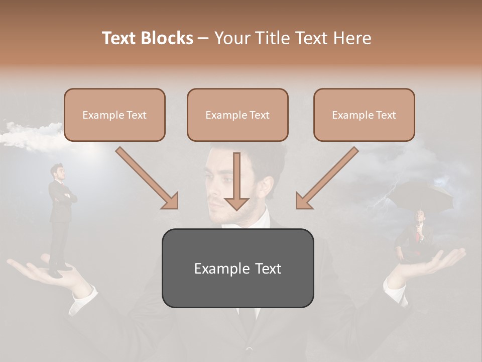 Depression Stressed Problem PowerPoint Template