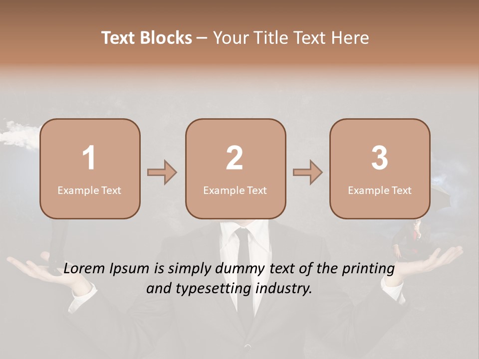 Depression Stressed Problem PowerPoint Template