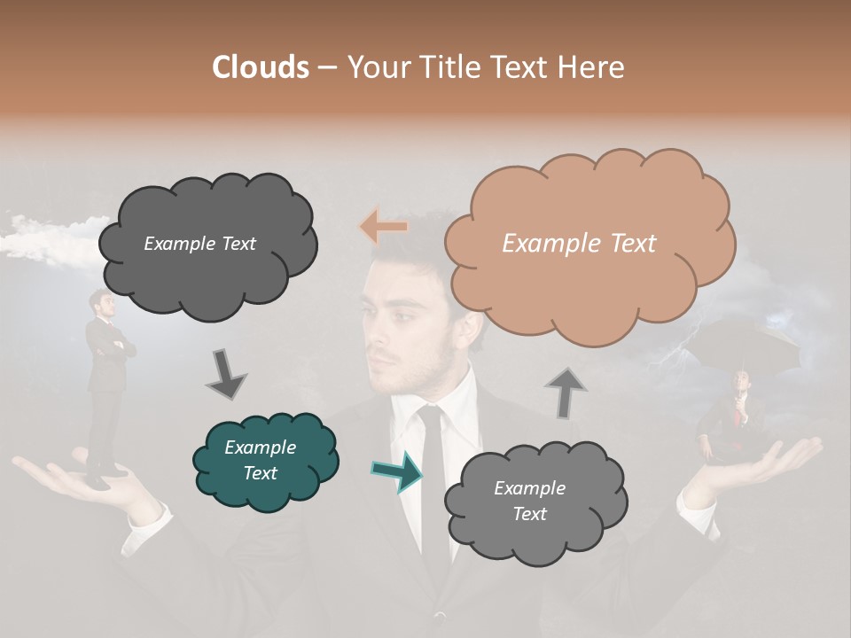 Depression Stressed Problem PowerPoint Template