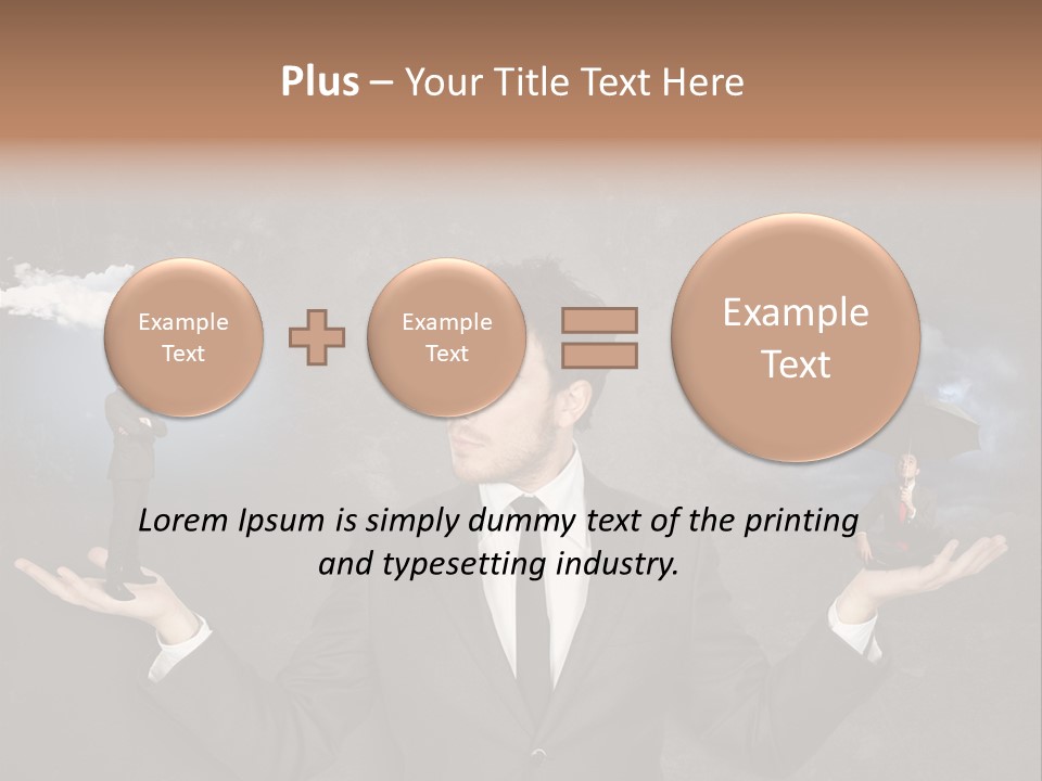 Depression Stressed Problem PowerPoint Template
