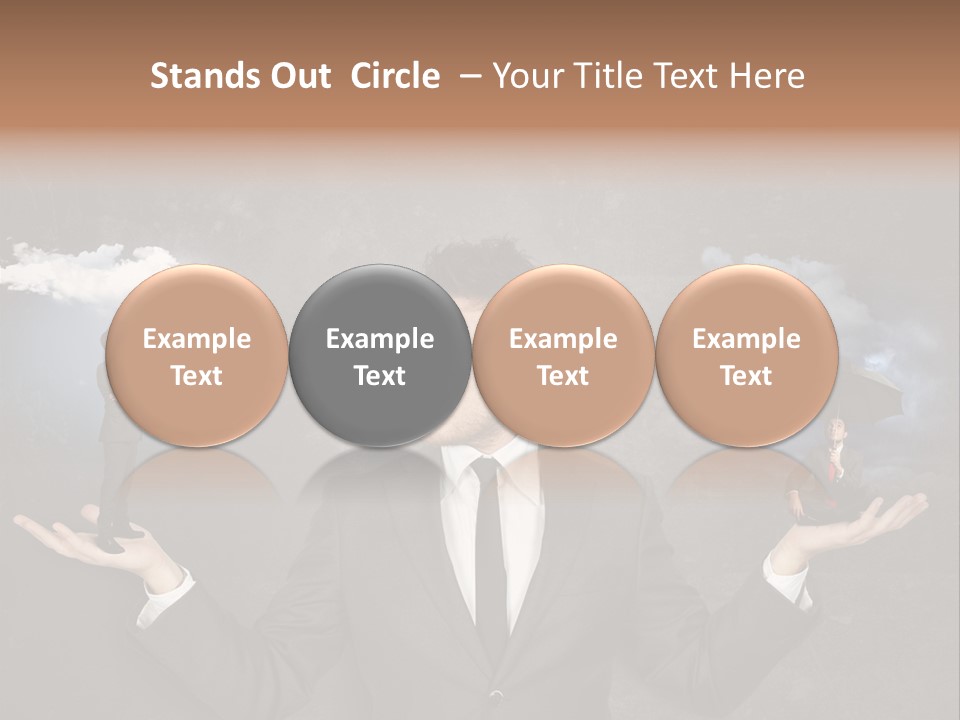 Depression Stressed Problem PowerPoint Template