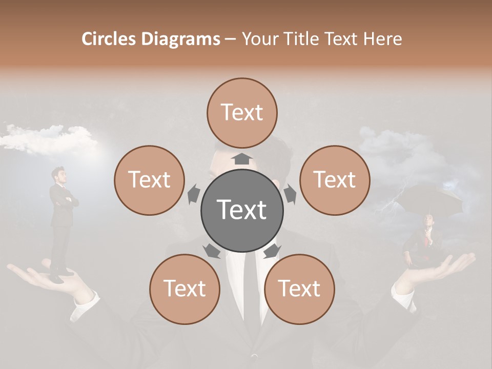 Depression Stressed Problem PowerPoint Template