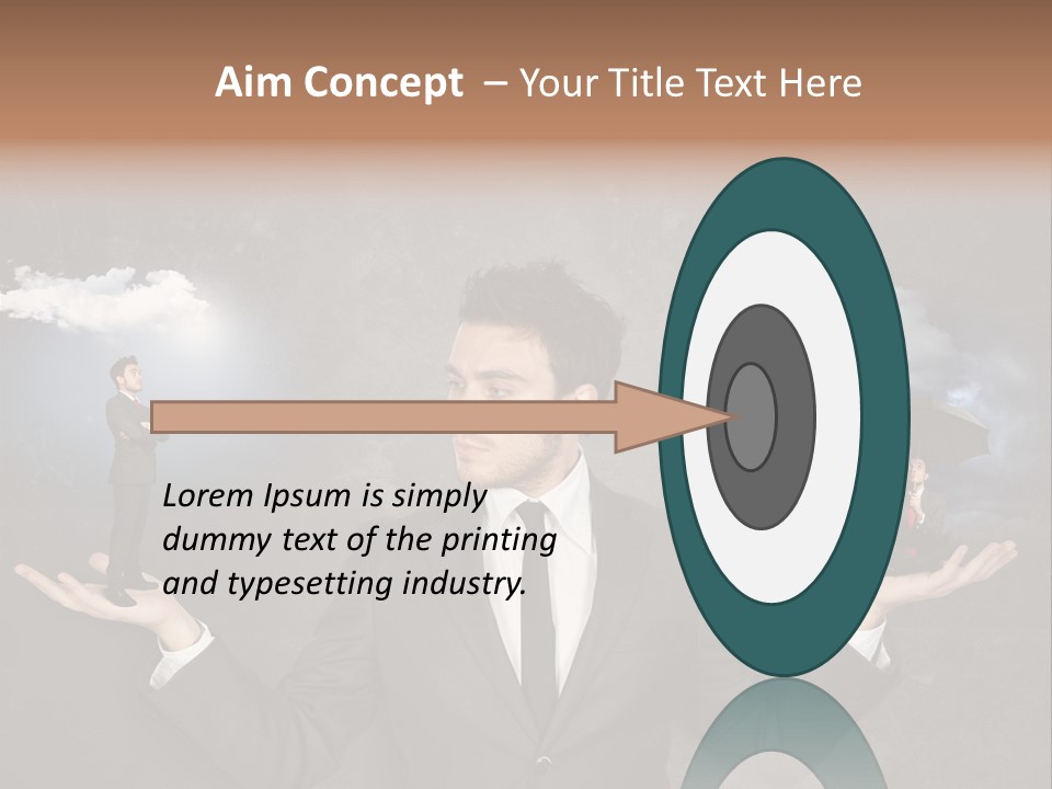 Depression Stressed Problem PowerPoint Template