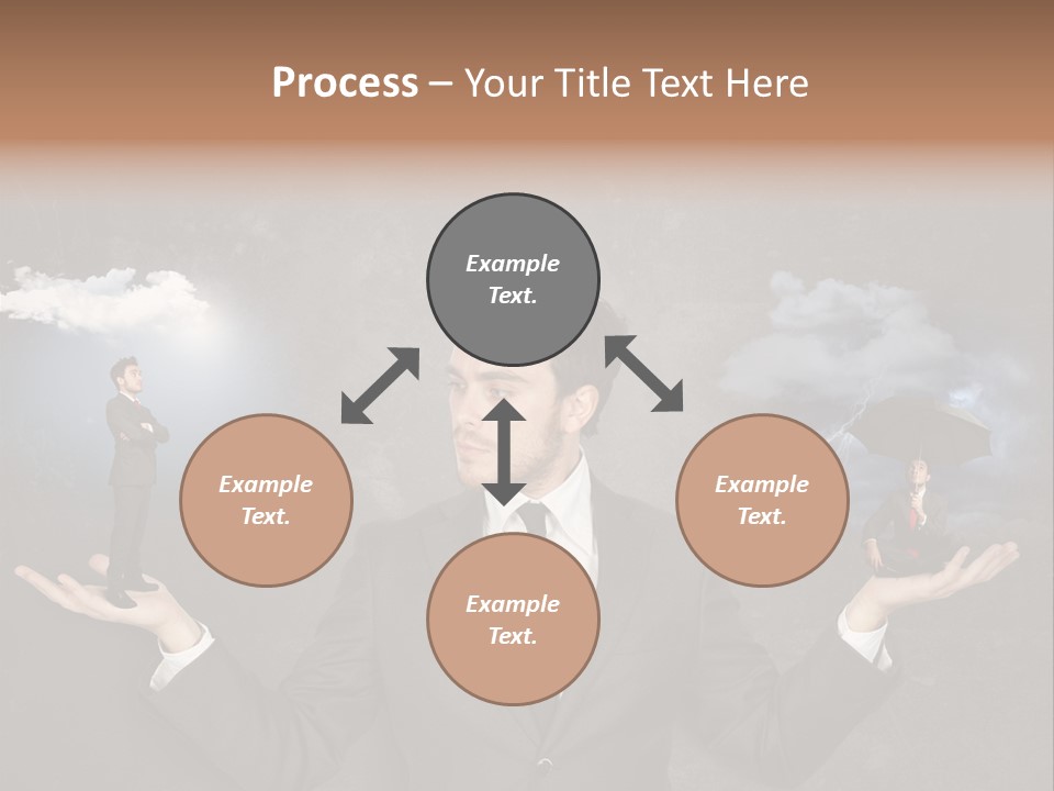 Depression Stressed Problem PowerPoint Template