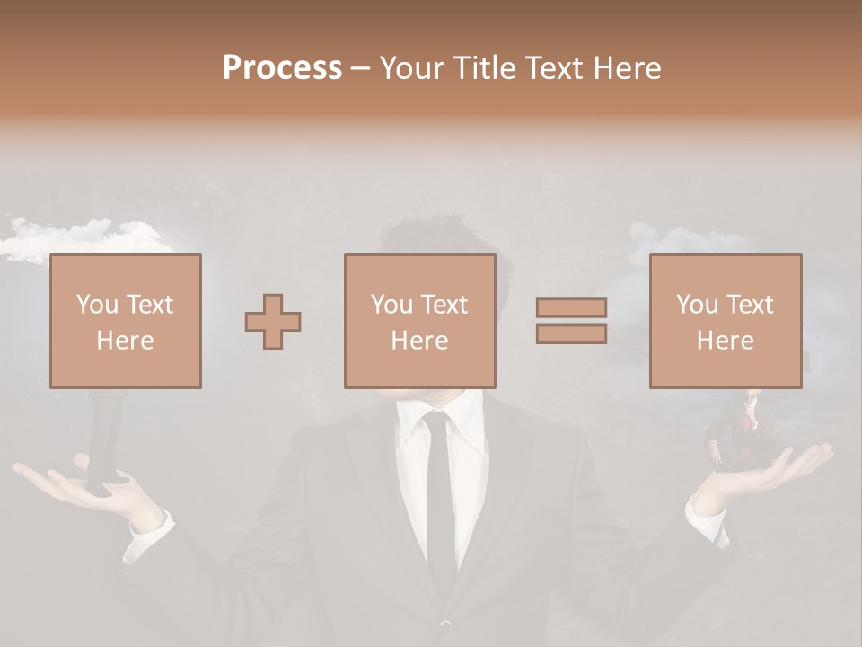 Depression Stressed Problem PowerPoint Template