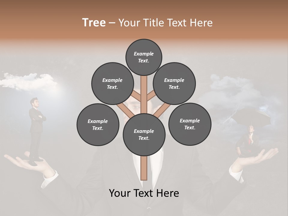 Depression Stressed Problem PowerPoint Template