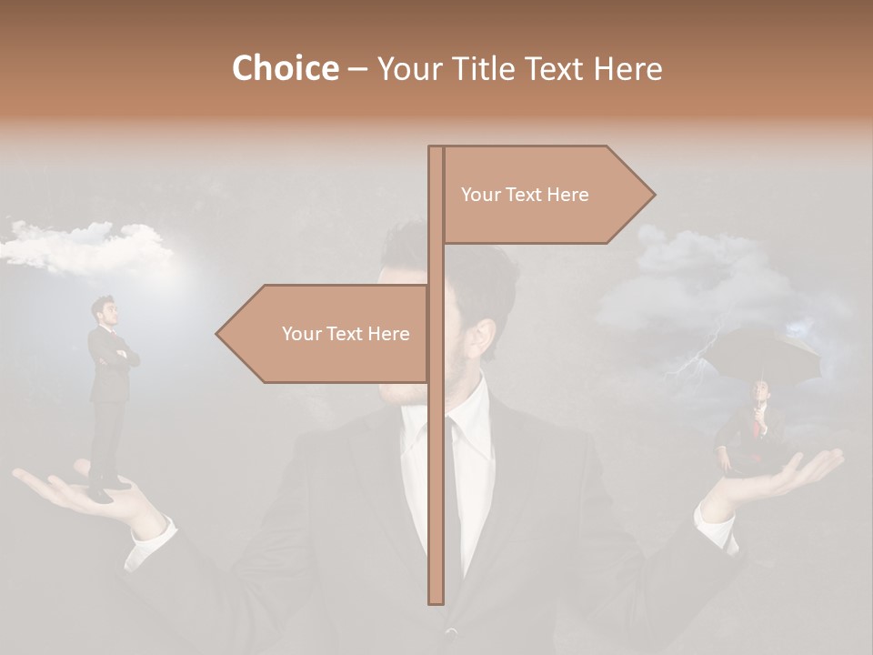 Depression Stressed Problem PowerPoint Template