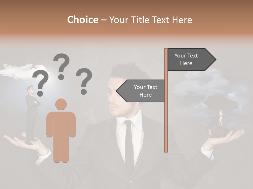 Depression Stressed Problem PowerPoint Template