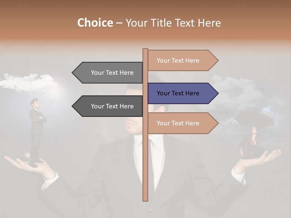 Depression Stressed Problem PowerPoint Template
