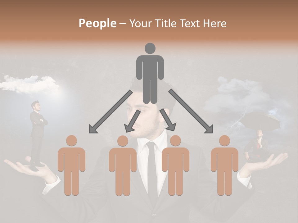 Depression Stressed Problem PowerPoint Template