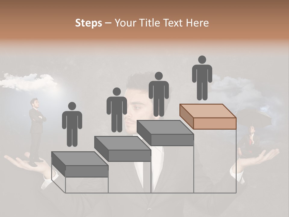 Depression Stressed Problem PowerPoint Template