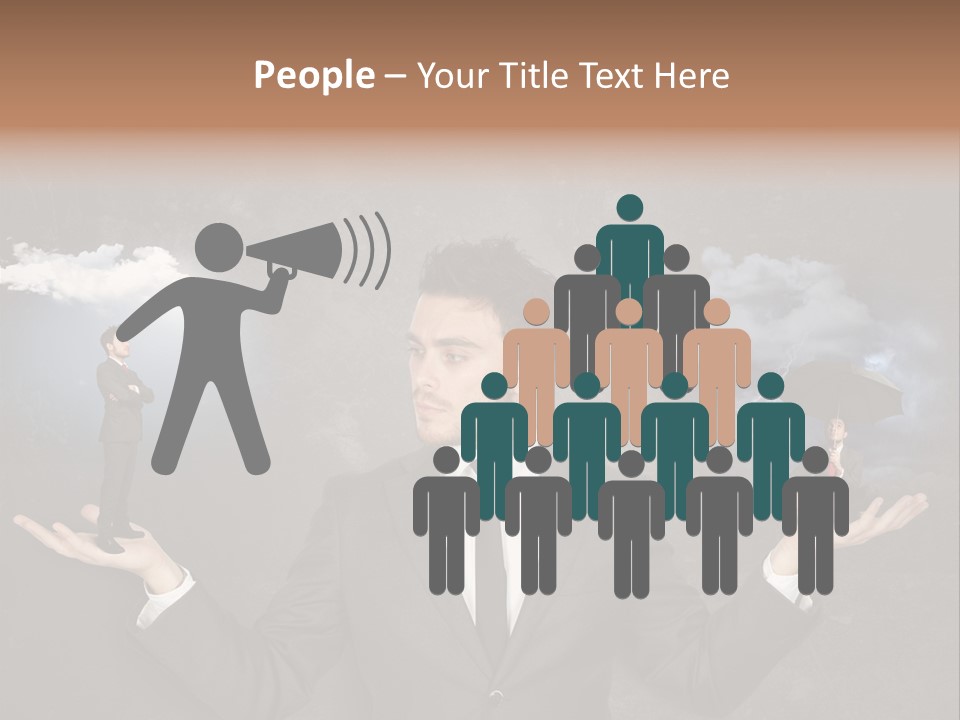 Depression Stressed Problem PowerPoint Template