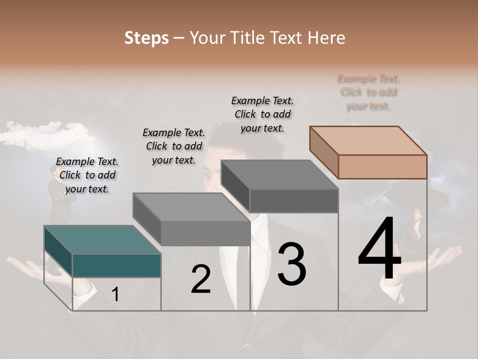 Depression Stressed Problem PowerPoint Template