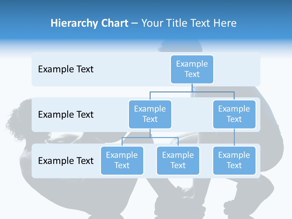 Two Bodybuilding Silhouette PowerPoint Template