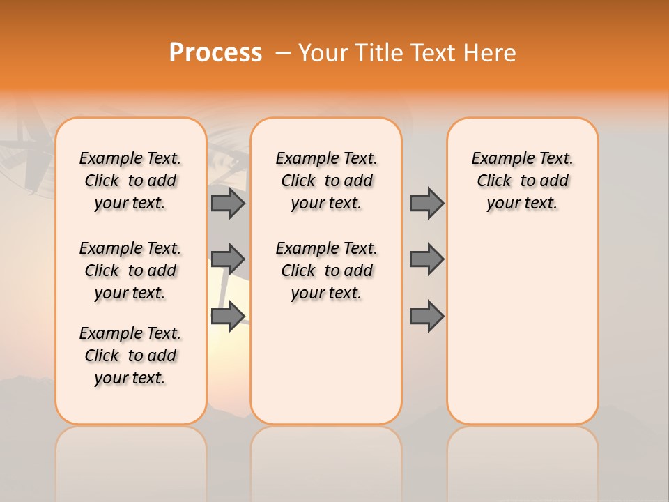 A Helicopter Flying Over A Mountain At Sunset PowerPoint Template