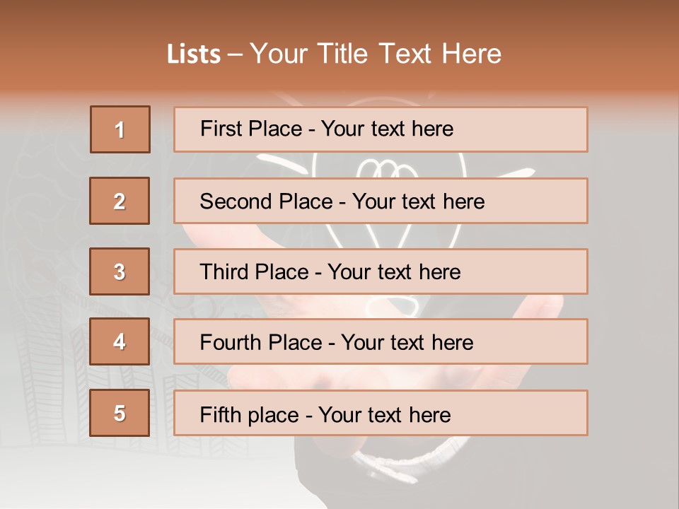 Price Hand Occupation PowerPoint Template