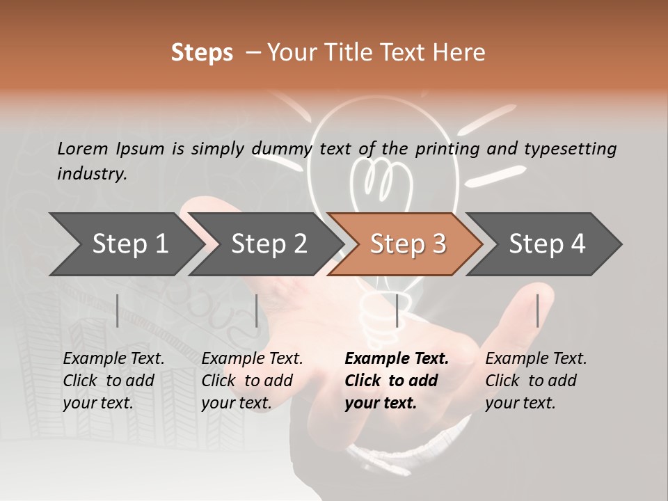 Price Hand Occupation PowerPoint Template
