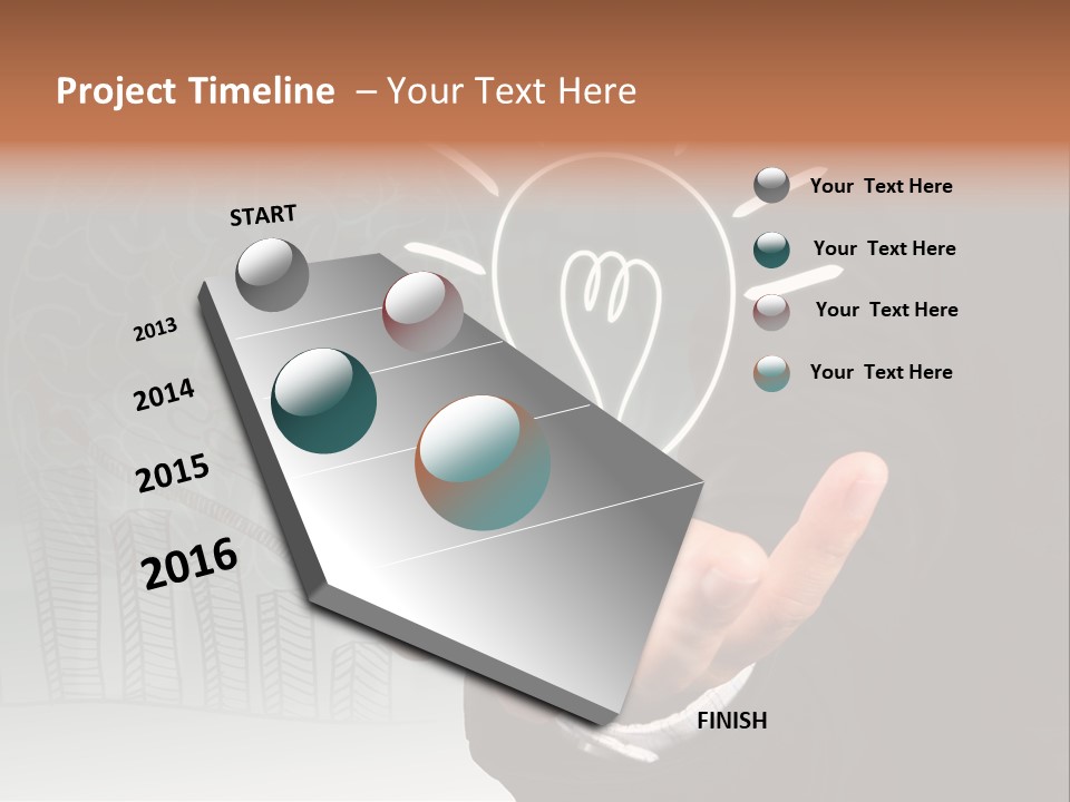 Price Hand Occupation PowerPoint Template