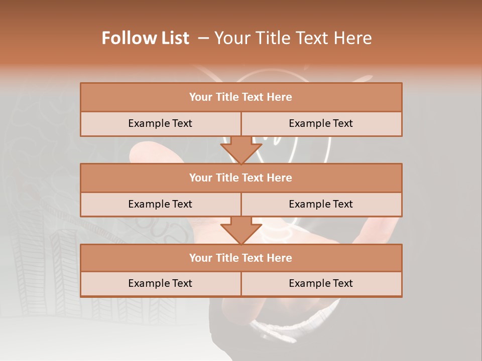 Price Hand Occupation PowerPoint Template