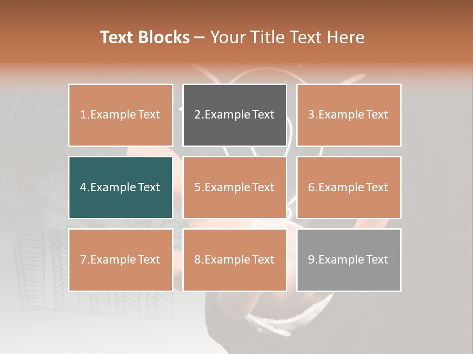Price Hand Occupation PowerPoint Template