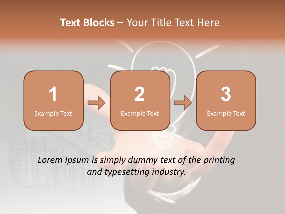 Price Hand Occupation PowerPoint Template