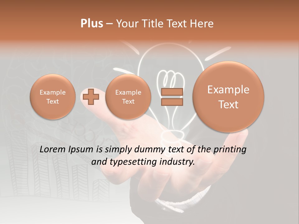 Price Hand Occupation PowerPoint Template